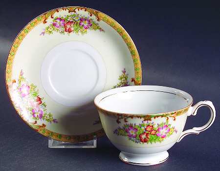 Footed Cup & Saucer Set