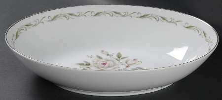 Romance 10" Oval Vegetable Bowl