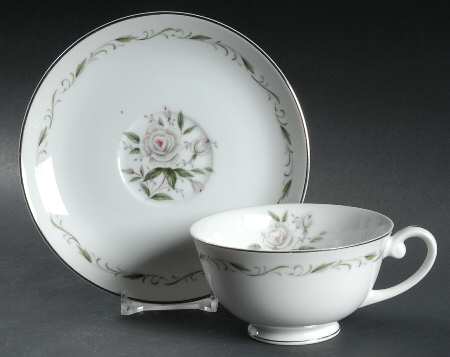 Romance Footed Cup & Saucer Set