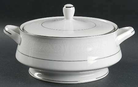 Demure Round Covered Vegetable
