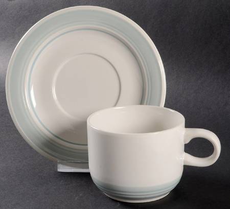 Riverside Flat Cup & Saucer Set