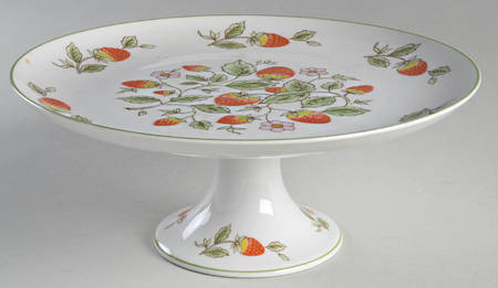 Berry Patch 10" Diameter Pedestal Cake Stand