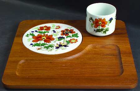 Olympus Wood Cheese & Cracker with Crock
