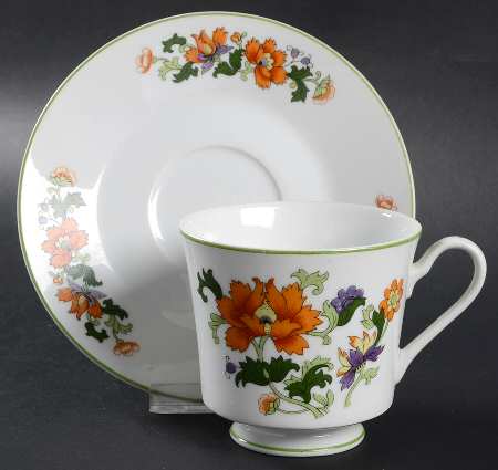 Olympus Footed Cup & Saucer Set