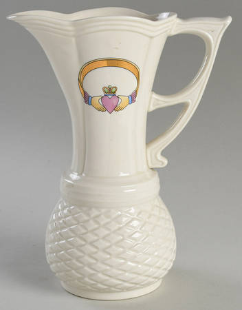 Claddagh 9" Pitcher Vase