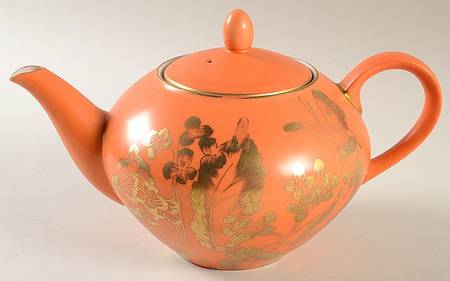 Persimmon Teapot & Lid