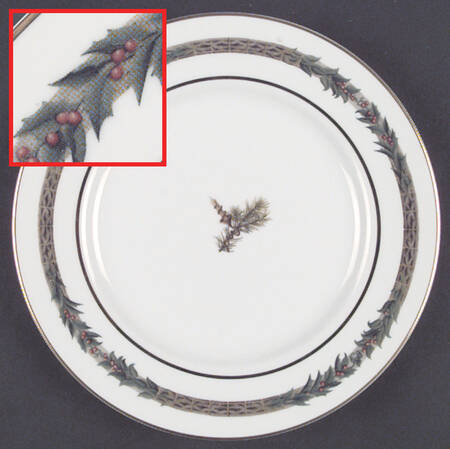 Christmas Classic Salad Plate