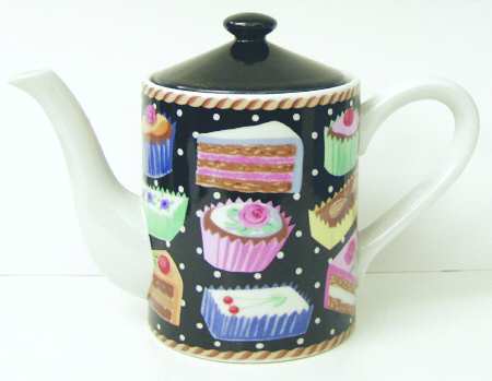 Tea Party Coffee Pot & Lid