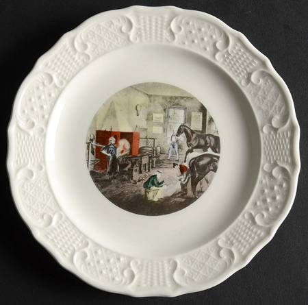 Currier & Ives Bread & Butter Plate