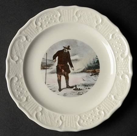 Currier & Ives Bread & Butter Plate