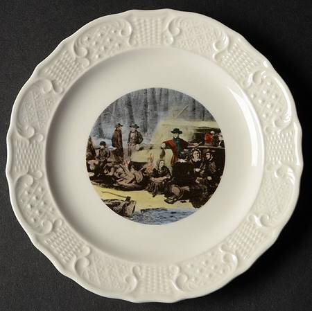 Currier & Ives Bread & Butter Plate