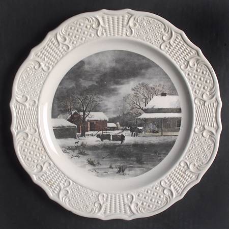 Currier & Ives Dinner Plate