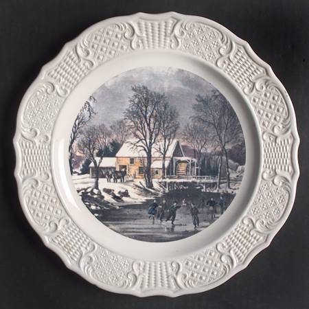 Currier & Ives Dinner Plate