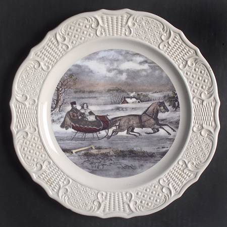 Currier & Ives Dinner Plate