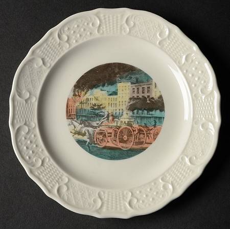 Currier & Ives Bread & Butter Plate