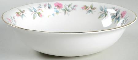 Bramble Rose 9" Round Vegetable Bowl