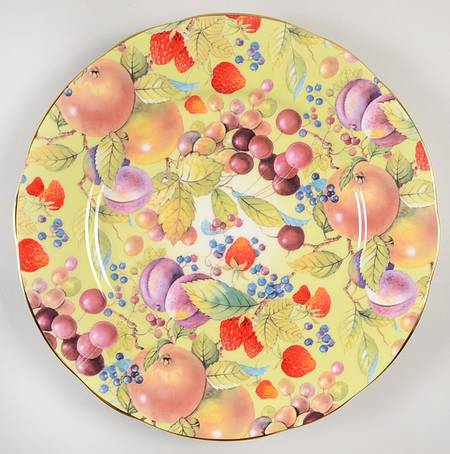 English Harvest Salad Plate