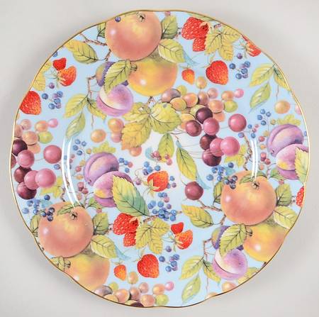English Harvest Salad Plate