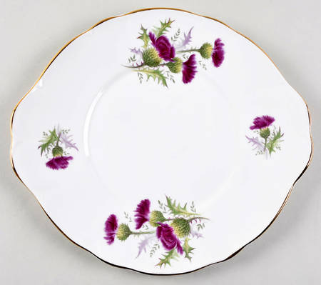 Highland Beauty Handled Cake Plate