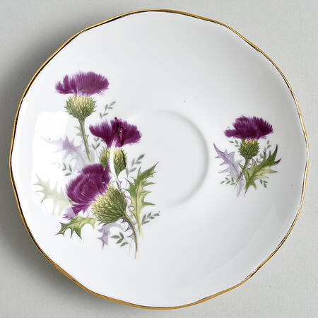 Highland Beauty Saucer for Footed Cup