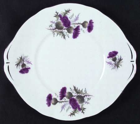 Highland Beauty Handled Cake Plate
