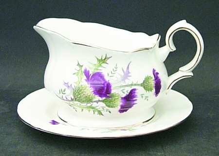 Highland Beauty Gravy Boat & Underplate
