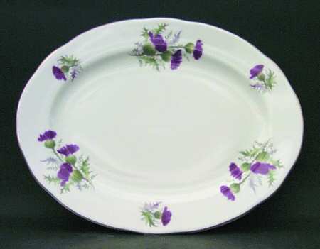 Highland Beauty 13" Oval Serving Platter
