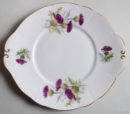 Highland Beauty Handled Cake Plate