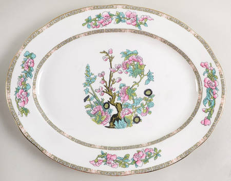 Indian Tree 13" Oval Serving Platter