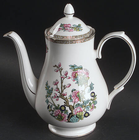 Indian Tree Coffee Pot & Lid