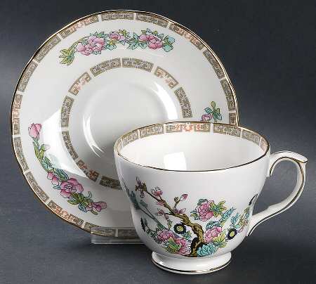 Indian Tree Breakfast Cup & Saucer Set