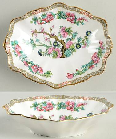 Indian Tree Oval Sweet Meat Dish