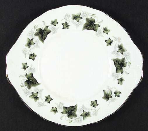 Ivy Handled Cake Plate