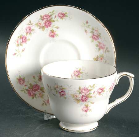 June Bouquet Breakfast Cup & Saucer Set