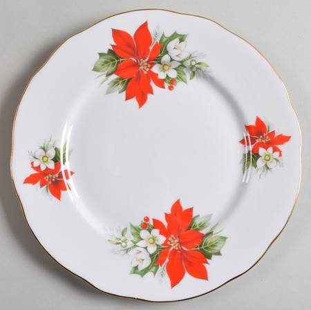 Poinsettia Salad Plate by Duchess