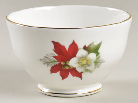 Poinsettia Mini Open Sugar Bowl
