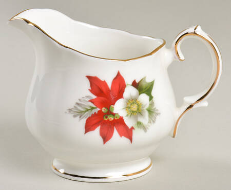 Poinsettia Mini Creamer