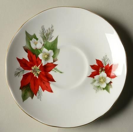 Poinsettia Saucer