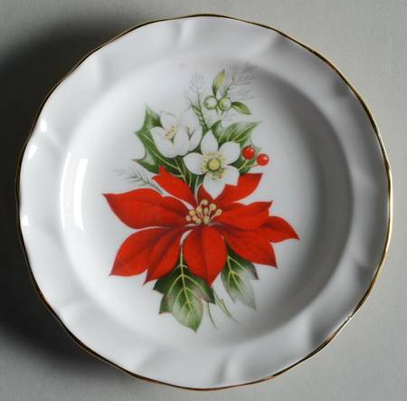Poinsettia Butter Tray