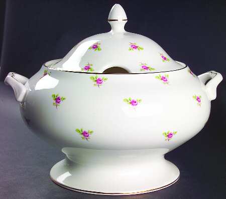 Rosebud Tureen &  Lid