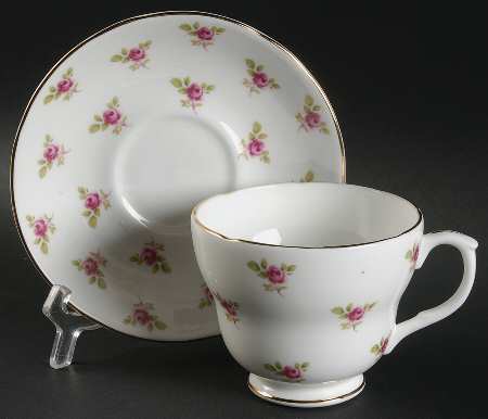 Rosebud Breakfast Cup & Saucer Set by Duchess