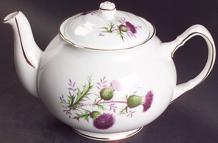 Thistle Teapot & Lid by Duchess