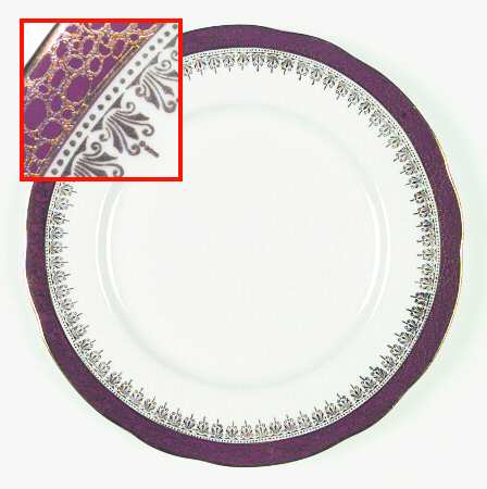 Winchester Red Luncheon Plate