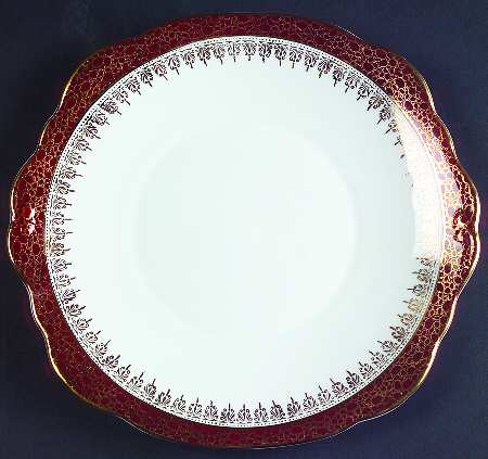 Winchester Red Handled Cake Plate