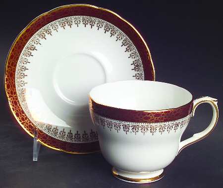 Winchester Red Breakfast Cup & Saucer Set