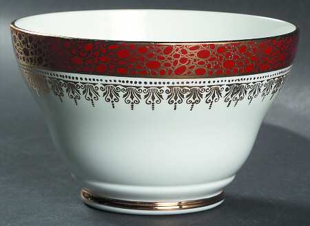 Winchester Red Open Sugar Bowl