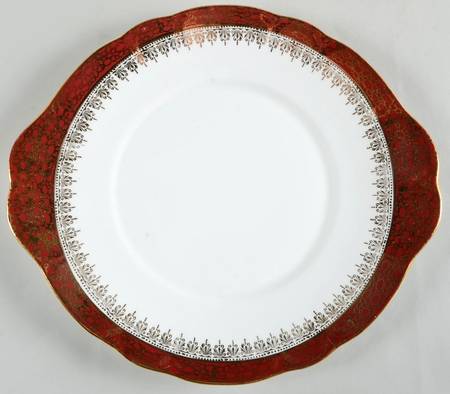 Winchester Red Handled Cake/Pastry Plate