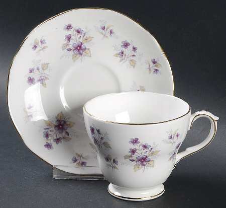 Woodside Footed Cup & Saucer Set