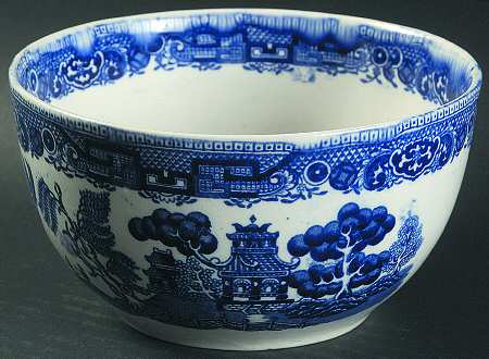 Willow Blue Cranberry Bowl