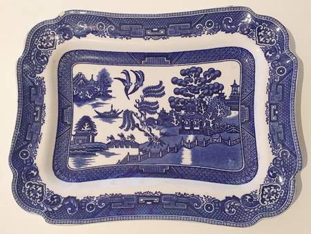 Willow Blue 11" Rectangular Serving Platter
